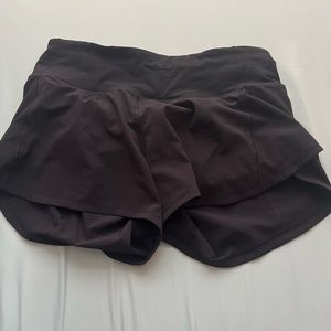 Lululemon Speed Up Lined Shorts